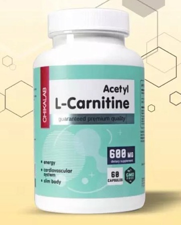 ВИТАМИНЫ И МИНЕРАЛЫ CHIKALAB L-CARNITINE 60кап.