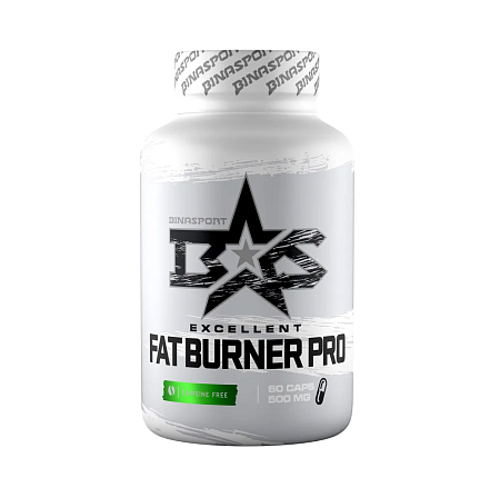 ЖИРОСЖИГАТЕЛЬ BS EXCELLENT FAT BURNER PRO без кофеина 60кап. по 500мг.