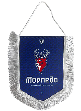 ВЫМПЕЛ ОДНОСТОРОНИЙ ХК ТОРПЕДО (ЛОГОТИП) 15*22