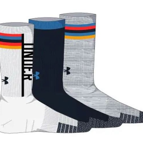НОСКИ UNDER ARMOUR HEATGEAR NOVELTY CREW SR 1362046-100