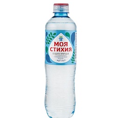 ВОДА ПИТЬЕВАЯ МОЯ СТИХИЯ ГАЗИРОВАННАЯ 500ml