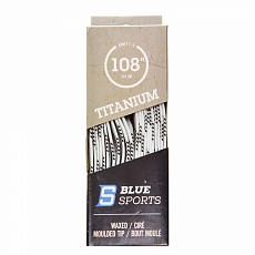 ШНУРКИ ХОККЕЙНЫЕ BLUESPORT TITANIUM WAXED 243см/ 96"