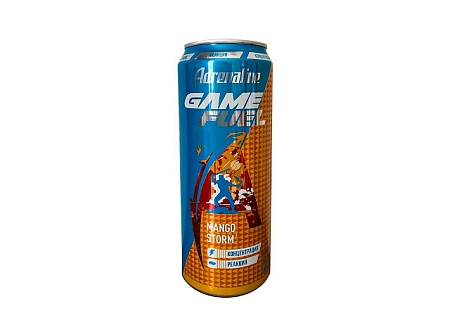 НАПИТОК ЭНЕРГЕТИЧЕСКИЙ ADRENALINE RUSH GAME FUEL MANGO 449ml