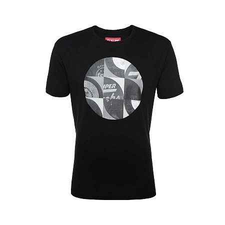 ФУТБОЛКА CCM NOSTALGIA PUCKS S/S TEE SR