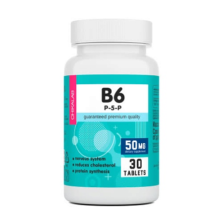 ВИТАМИНЫ И МИНЕРАЛЫ CHIKALAB B6 30кап.