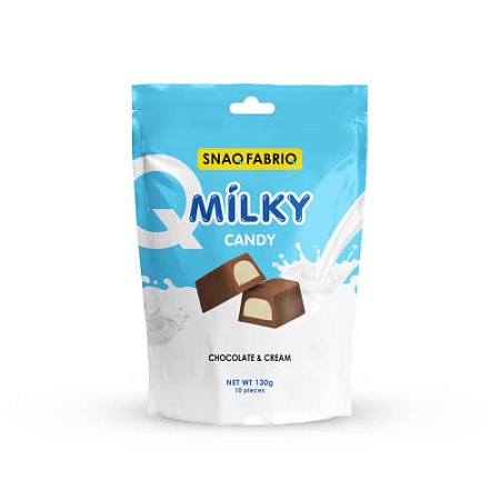 МОЛОЧНЫЙ ШОКОЛАД С НАЧИНКОЙ SNAQ FABRIQ MILKY 130g
