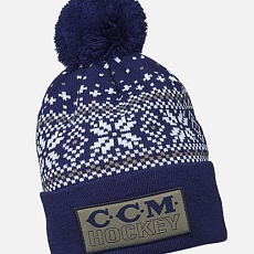ШАПКА CCM HOLIDAY POM KNIT C AD