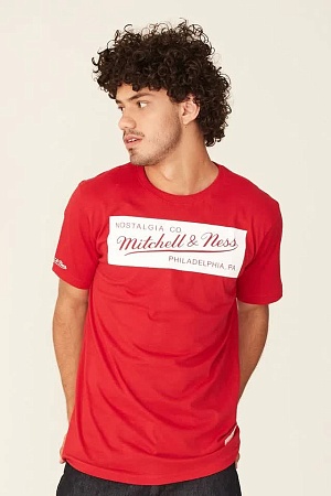 ФУТБОЛКА MITCHELL&NESS BOX LOGO TEE SR
