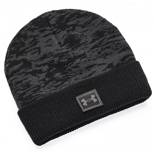 ШАПКА UNDER ARMOUR GRAPHIC KNIT BEANIE JR 1365939-001