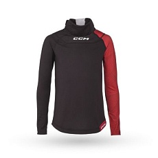 БЕЛЬЕ ФУТБОЛКА ДЛИННЫЙ РУКАВ CCM BASE LAYER NECK GUARD SHIRT JR