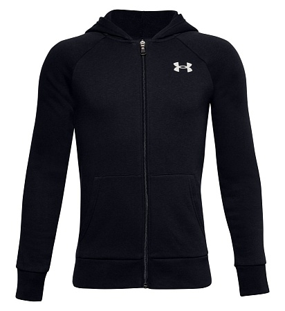 ТОЛСТОВКА UNDER ARMOUR RIVAL COTTON FULL ZIP JR 1357613-001