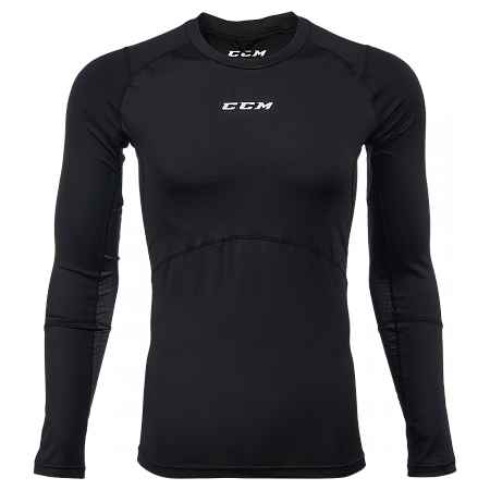 БЕЛЬЕ CCM COMPRESSION TOP WITH GEL APPLICATION L/S JR