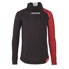 БЕЛЬЕ ФУТБОЛКА ДЛИННЫЙ РУКАВ CCM BASE LAYER NECK GUARD SHIRT YTH