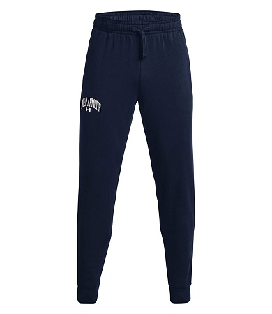 БРЮКИ UNDER ARMOUR RIVAL FLEECE WORDMARK JOGGERS SR 1373374-408