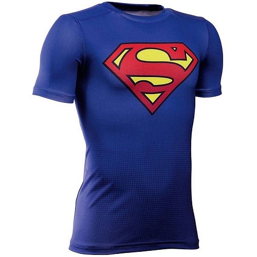 ФУТБОЛКА UNDER ARMOUR DC COMICS BASELAYER SS JR 1287377-400