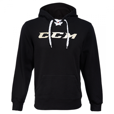 ТОЛСТОВКА CCM HERITAGE LOGO HOODED FLEECE SR