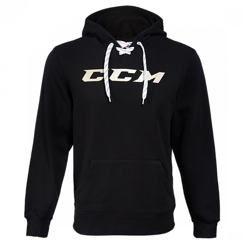ТОЛСТОВКА CCM HERITAGE LOGO HOODED FLEECE SR