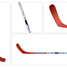 КЛЮШКА ХОККЕЙНАЯ ЗАРЯД A50 "Хоккеисты" YTH