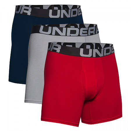   UNDER ARMOUR CHARGED COTTON 6IN 3PACK SR 1363617-600