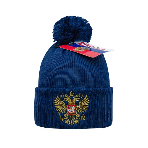 ШАПКА ''РОССИЯ" С ВЫШИВКОЙ T.СИН 11316