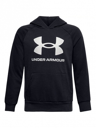 ТОЛСТОВКА UNDER ARMOUR RIVAL FLEECE HOODIE JR 1357585-001
