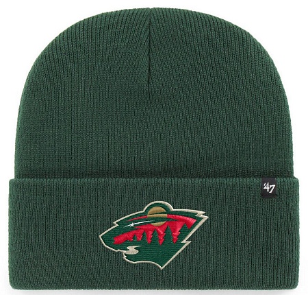 ШАПКА 47 BRAND NHL MINNESOTA WILD SR H-HYMKR29ACE-DG
