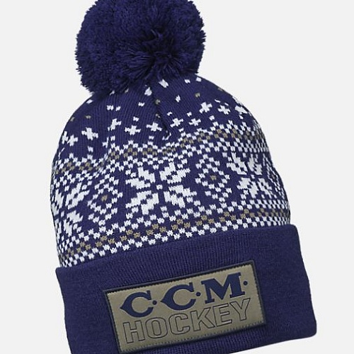 ШАПКА CCM HOLIDAY POM KNIT C AD