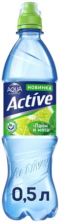 НАПИТОК AQUA MINERALE ACTIVE ЛАЙМ МЯТА 500ml