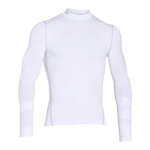 БЕЛЬЕ ФУТБОЛКА ДЛИННЫЙ РУКАВ UNDER ARMOUR COLDGEAR COMPRESSION MOCK LS SR 1265648-100