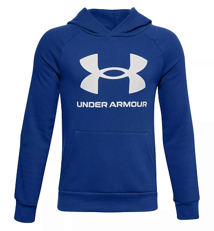 ТОЛСТОВКА UNDER ARMOUR RIVAL FLEECE HOODIE JR 1357585-400