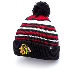 ШАПКА 47 BRAND NHL CHICAGO BLACKHAWKS SR H-INCLN04ACE-BK