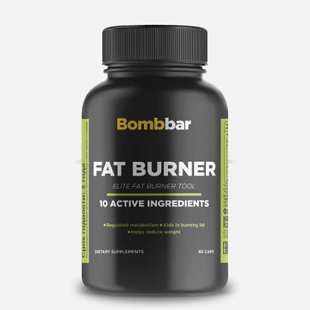 КОМПЛЕКСНАЯ ПИЩЕВАЯ ДОБАВКА BOMBBAR FAT BURNER 60кап.