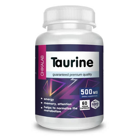 ВИТАМИНЫ И МИНЕРАЛЫ CHIKALAB Taurine 60кап.