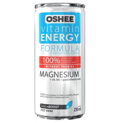 НАПИТОК OSHEE VITAMIN ENERGY MAGNESIUM +B6+B5 250ml