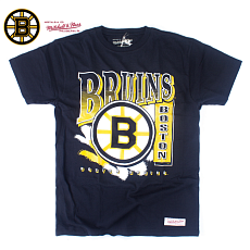 ФУТБОЛКА MITCHELL&NESS MARQUEE TRADITIONAL BOSTON BRUINS SR MN-4014