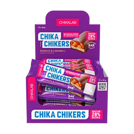 БАТОНЧИК ГЛАЗИРОВАННЫЙ CHIKALAB CHIKA CHIKERS 40g