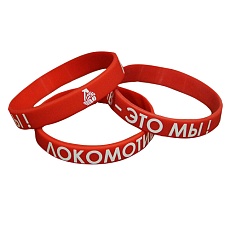 БРАСЛЕТ СИЛИКОНОВЫЙ "Локомотив-это мы!" SR