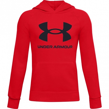 ТОЛСТОВКА UNDER ARMOUR RIVAL FLEECE HOODIE JR 1357585-600