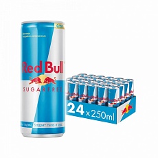 НАПИТОК ЭНЕРГЕТИЧЕСКИЙ RED BULL SUGAR FREE DRINK 250мл