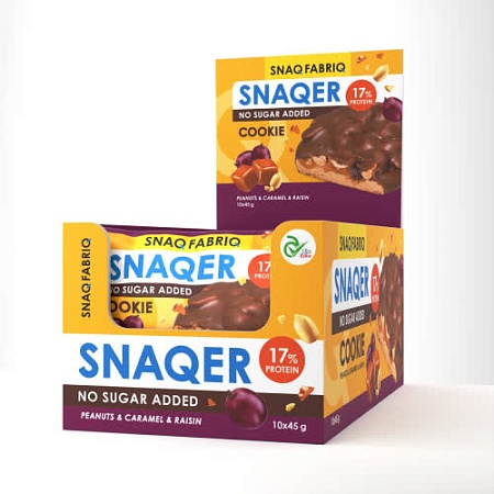 ПЕЧЕНЬЕ ГЛАЗИРОВАННОЕ SNAQ FABRIQ 45g