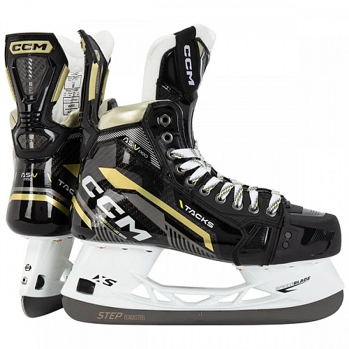 КОНЬКИ ХОККЕЙНЫЕ CCM TACKS AS-V PRO BLACKSTEEL SR