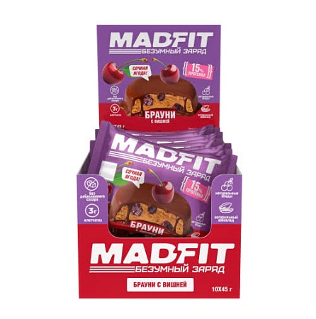 ПЕЧЕНЬЕ ГЛАЗИРОВАННОЕ MADFIT 45g