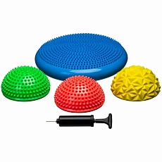 ДИСКИ БАЛАНСИРОВОЧНЫЕ STARFIT BP-106 С НАСОСОМ, КОМПЛЕКТ