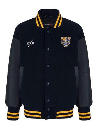 БОМБЕР С КОЖАНЫМИ РУКАВАМИ UNIFORMA ONLINE ХК СОЧИ JR