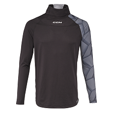 БЕЛЬЕ ФУТБОЛКА ДЛИННЫЙ РУКАВ CCM BASE LAYER NECK GUARD SHIRT JR
