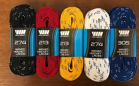 ШНУРКИ WELL HOCKEY WAXED HOCKEY LACES 305 см/ 120"