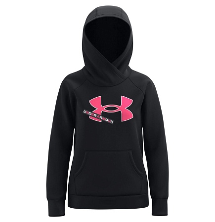 ТОЛСТОВКА UNDER ARMOUR RIVAL FLEECE LOGO HOODIE JR 1366046-001