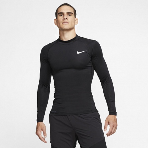 БЕЛЬЕ ФУТБОЛКА ДЛИННЫЙ РУКАВ NIKE PRO SR BV5592-010