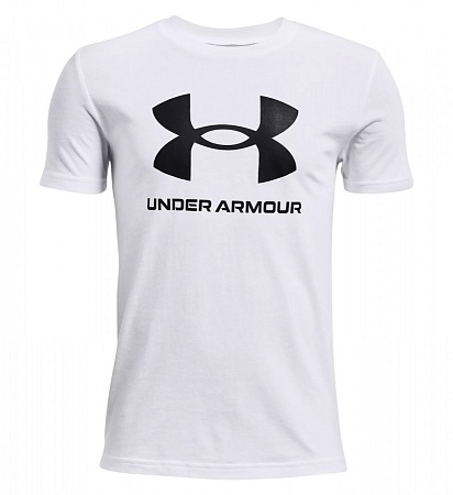 ФУТБОЛКА UNDER ARMOUR SPORTSTYLE LOGO SS JR 1363282-100