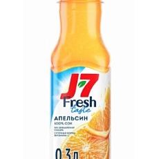 СОК J7 АПЕЛЬСИН С МЯКОТЬЮ 300ml